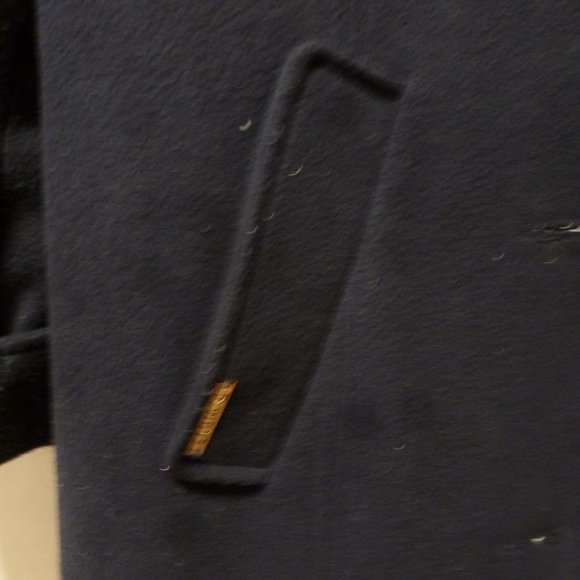 ELEGANT Winter Wool Blend Coat with Removable Fur Collar Sz 46( UK) - Picture 2 of 15